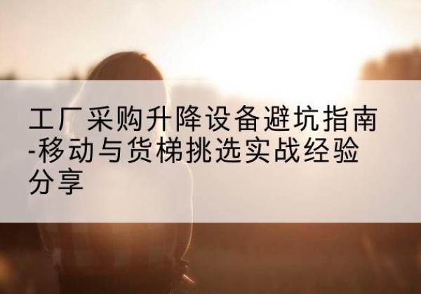 周村移动式升降机怎么选-工厂采购升降设备避坑指南-移动与货梯挑选实战经验分享